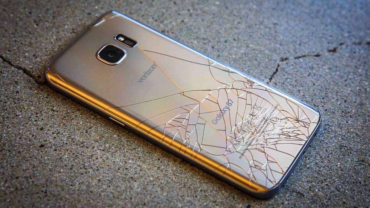 Galaxy S7 accidente reparacion roto cristal