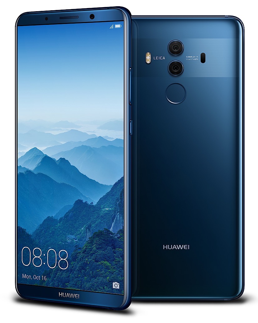 Mate 10 Pro_Blue Front and Back_previewOK